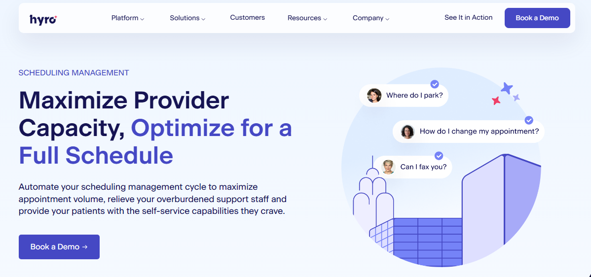 Hyro AI Scheduling Automation