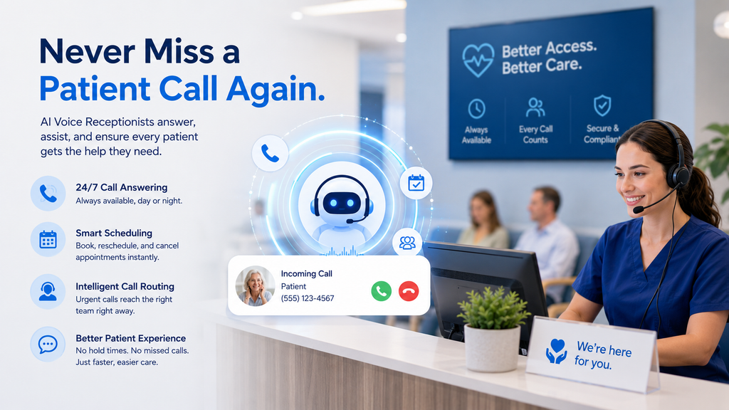 How AI Voice Receptionists Help Prevent Missed Calls
