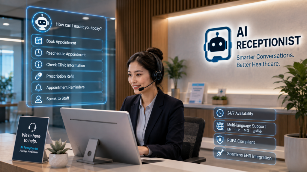 Leading AI Receptionist Companies in Singapore Compared
