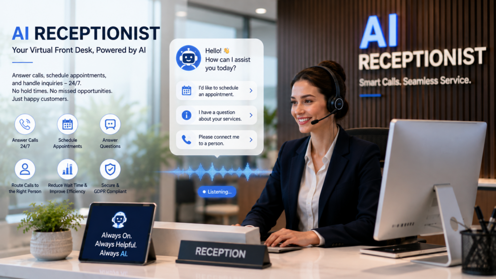 Top AI Receptionist Companies in Belgium
